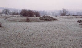 Bell pit mounds at Bentley, near Emley